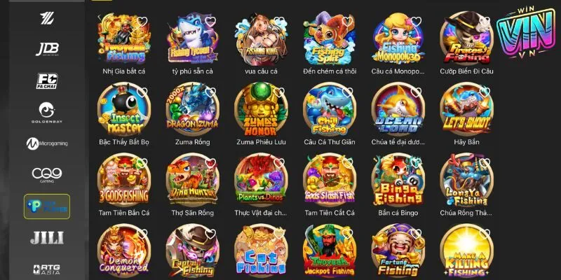 sảnh trò chơi nổ hũ winvn thú vị 